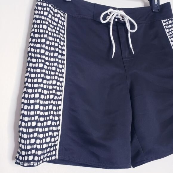 Eddie Bauer Black & White Swim Trunks Shorts Men's Size Small - Picture 2 of 9